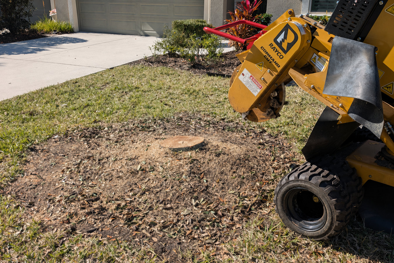 Stump grinding in Los Altos, CA